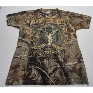 Paramount‎ Outdoors Men's Camo T-Shirt LG Bone Collector graphic Reatree Y2K